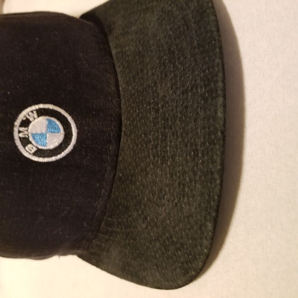 Mens BMW Lifestyle Embroidered Leather Strapback Dad Cap suede Adjustable. - Picture 12 of 13